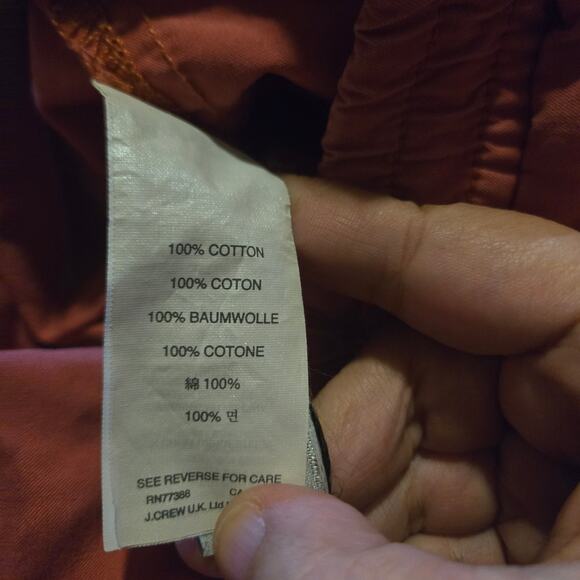 J.Crew Red Cotton Pull-On Shorts Size Small - Picture 5 of 8